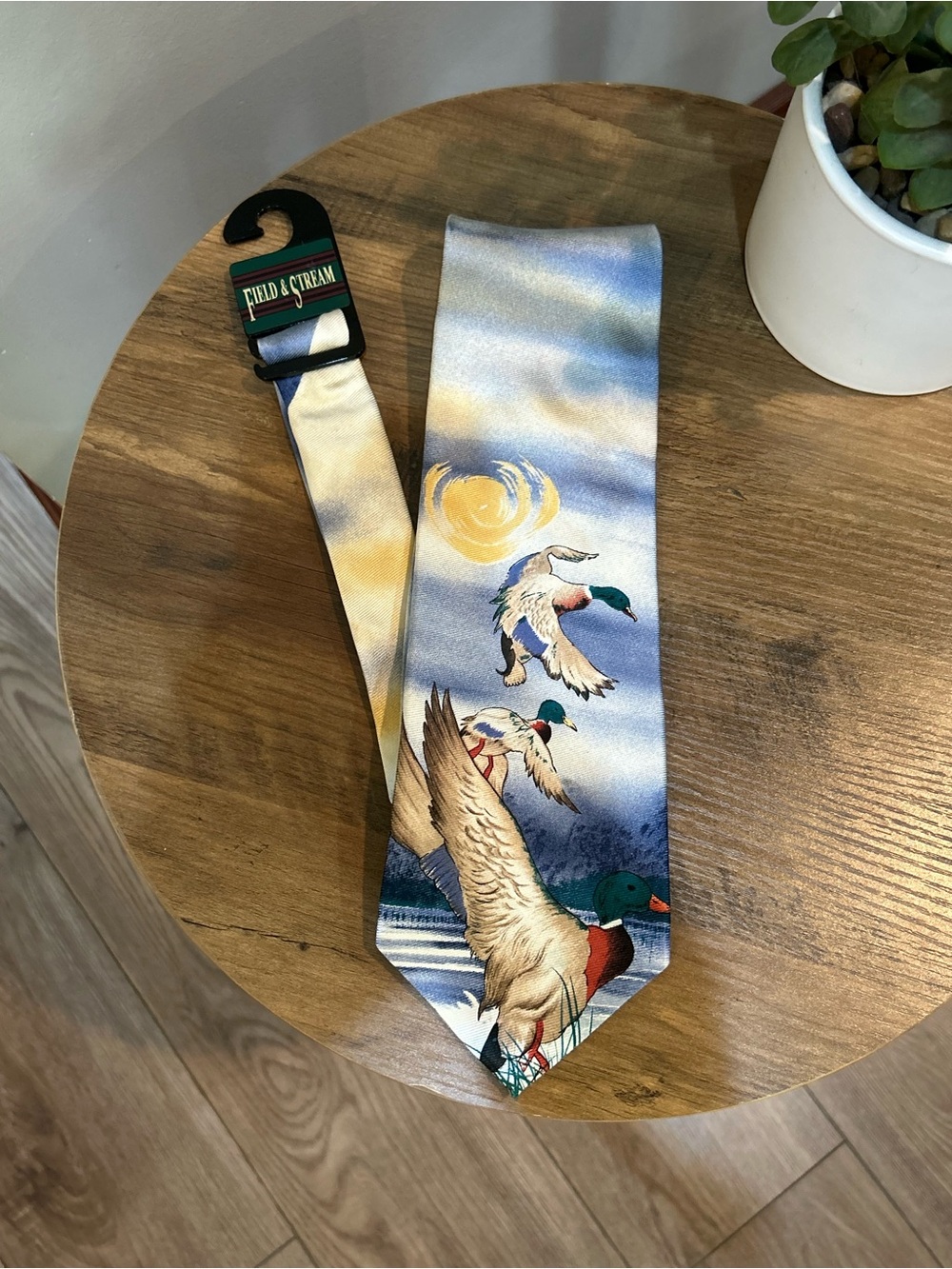 NWT Field & Stream Mallard Duck Wildlife Novelty Hunting Silk Tie